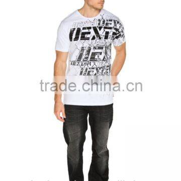 Mens Handsome Summer White T Shirt photo-4