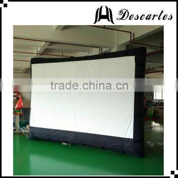 PVC Taprualin outdoor inflatable air movie screen for large events