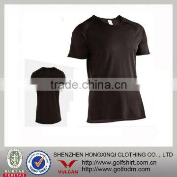 2013 black men running sports wear t-shirt