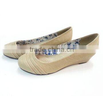 Comfortable office lady wedges ballerina ladies shoes                        
                                                Quality Choice