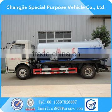 High quality 4x2 Dongfeng 7m3 sewage tank truck