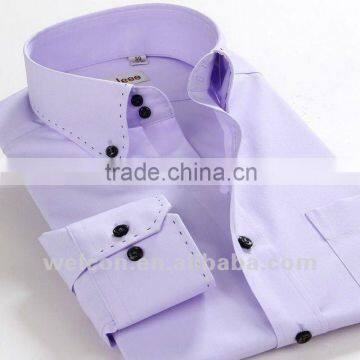 Latest Design Long Sleeve 100% Cotton Casual Style Fashion Men's Dress Shirt photo-5