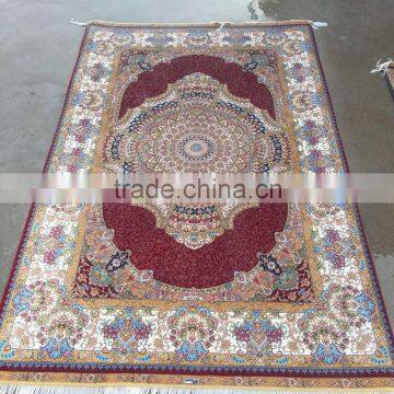 red color wedding handmade silk rug chinese antique handmade silk carpet hotsale persian carpet