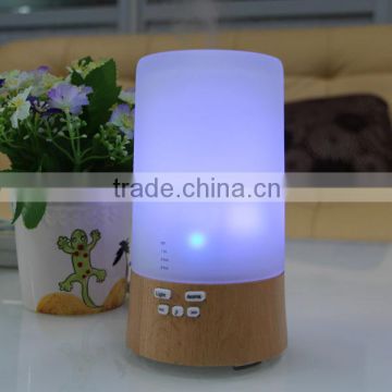 Nature wooden base fragrance aroma diffuser machine