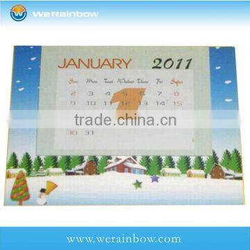 cheap promotional calendar paper fridge magnet