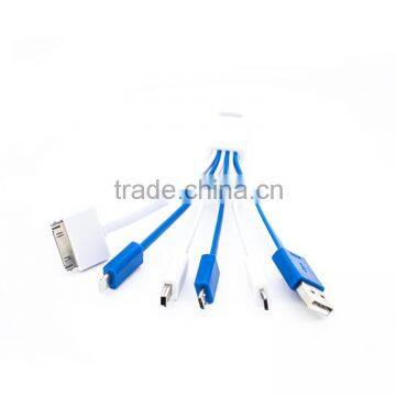 OEM Promotion Gift Keychain 5 in 1 Multi Usb Cable With Customized Logo photo-3