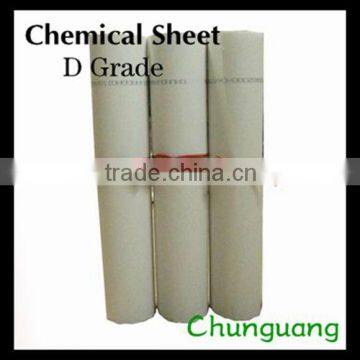 Non-woven chemical sheet for shoe toe puff & back counter