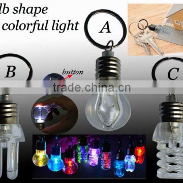 Bulb shaped colorful led light