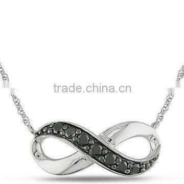 Fashion 2T Plating Sterling Silver Infinity Jewelry