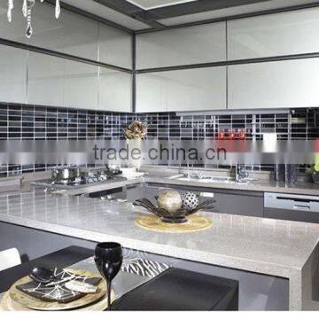 china wholesale high quality sparkle white quartz countertop