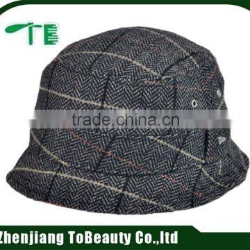 wholesale deep color cotton bucket hats