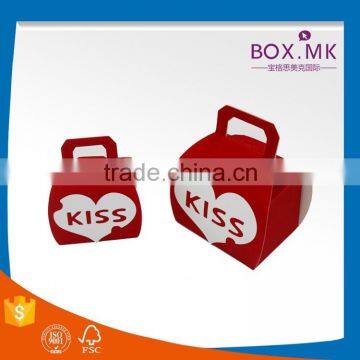Fashion Design Hot Sale High Quality White Ribbon Paper Gift Box Wedding photo-2