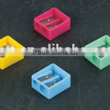 Custom Cheap Plastic Double Hole Pencil Sharpener