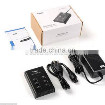 Multiple USB Charger 6 Port 72 Wat USB Desktop Rapid Charger (2.4A Max Per Port), Intelligent USB Travel Charger for Smartphones photo-3