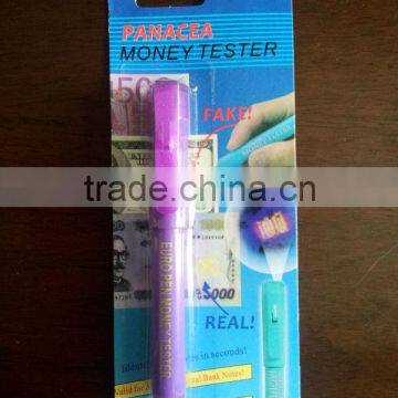 Euro pen money tester with UV light