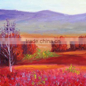 DS06 Famous Modern Home Decoration Village Landscape Natural Oil Painting