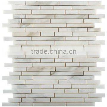 marble mosaic wall tiles, stone mosaic tiles, kitchen backsplash mosaics(PMBS162)