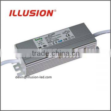 high light efficiency DC24V 30W power factor correction 0.95 aluminum shell waterproof led driver CE ROHS UL TUV-GS