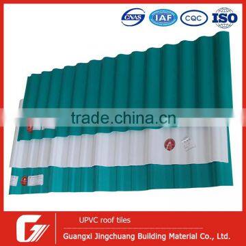 anti corrosive tile building matials PVC roofs decoration product plastic roofing tiles