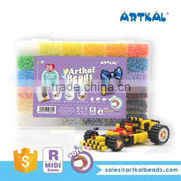 Artkal 36 colors midi soft fuse beads CR36 box sets perler beads