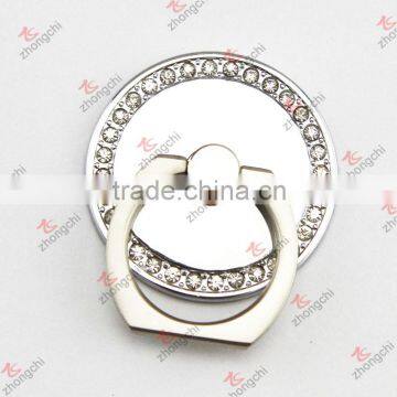 Multi-function sticky phone holder with round design