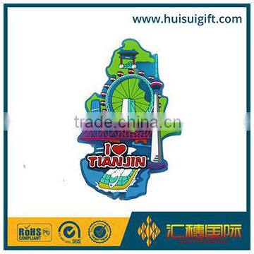 wholesale promotional fashionable sports design PVC rubber badge