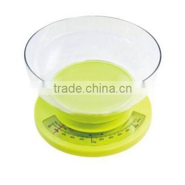K10D006 Mechanical Kitchen Scale, No Need Battery, Diet Cooking Scale
