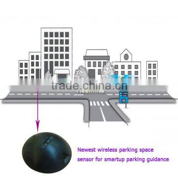 newest wireless parking space sensor for smartup parking guidance system