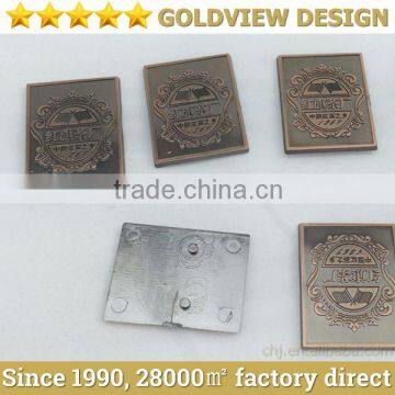 vacuum plating metal wine bottle pendant, metal wine scutcheon,metal scutcheon for handbag