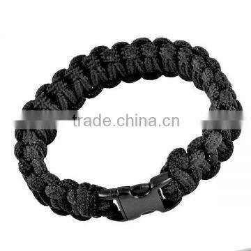 SRB3124 Fashion Jewelry Black Braided Handmade Carbon Fiber Bracelet