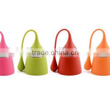 Silicone Tea Infuser with Stainless Steel Strainer