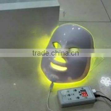 7 Colors Led Light Therapy white green yellow purple moon-green red blue led facial mask