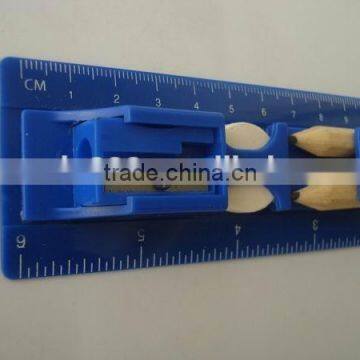 New Ideas Ruler Set/assorted Stationery Set/pencil With Sharpener With Ruler photo-3
