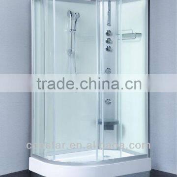 Cheap painting glass shower cabin(H88-845)