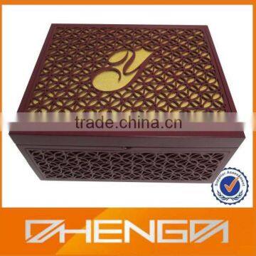 High quality Arabic Laser Engrave Patterns Box Wood Box