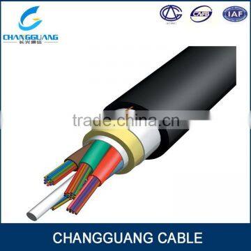 PE out sheat Kevlar strength memeber optical ADSS cable