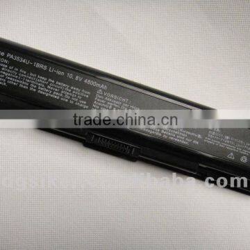 notebook battery replace for Toshiba PA3534 PABAS09/Satellite A300, Satellite A305, Satellite L200, M200,Satellite Pro A300 A210