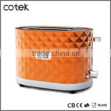 HOT SALE PP Material Diamond design toaster with extra wide slots
