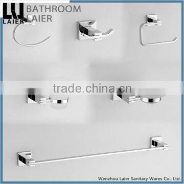 Elegant China Supplier ZInc Alloy Chrome Finishing Wall-Mounted Bathroom Accessories Set