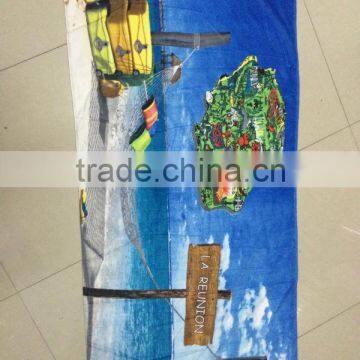 Digital printting Cheap custom beach towels supplier