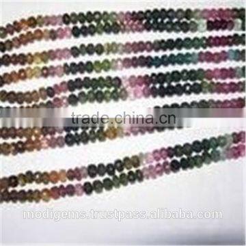 Multi Colour Tourmaline faceted Beads