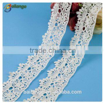 2016 hot selling high quality lastest design graceful cotton lace beautiful flower patterns embroidery on fabric