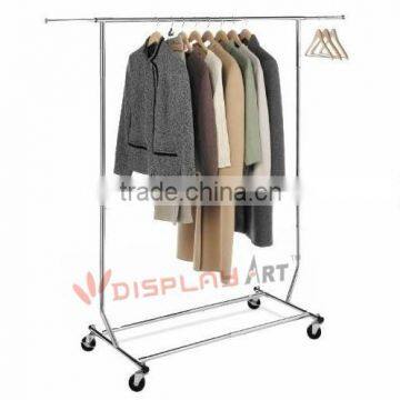 Heavy-Duty Collapsible Rolling Garment Rack