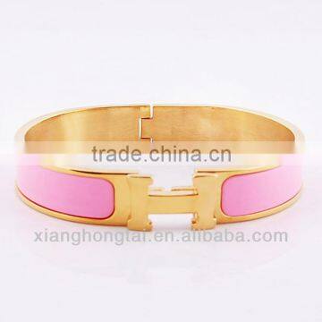 Enamel bangles, women's stainless steel bangle jewelry wholesale