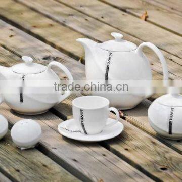 2015 high quality porcelain tea and coffee sets/tea pot,coffee pot /cheap ceramic tea cups/coffee cups