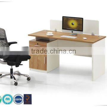 Wholesale MFC office furniture desk with partition and pedestal