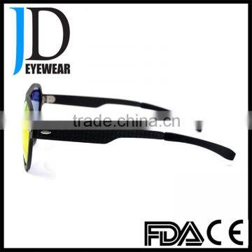 2016 Most Popular Cat 3 UV400 Flat Top Double Bridge Polarized Sun Glasses photo-4