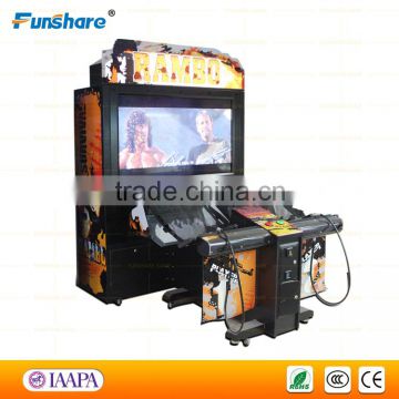 Funshare hot sale coin operated rambo arcade shooting game machine video game machines