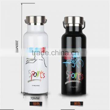 New Items 750ml Stainless Steel Vacuum Thermos Flask With Stainless Steel Handle and Lid. photo-2