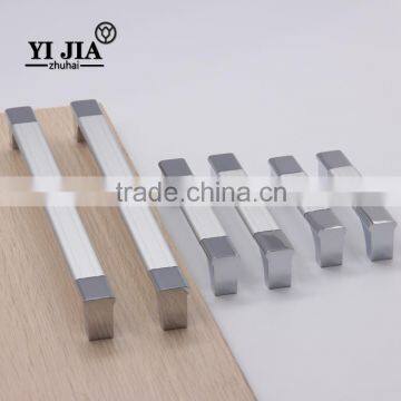 European Furniture Hardware Custom Drawer Aluminum Zinc Alloy Handle